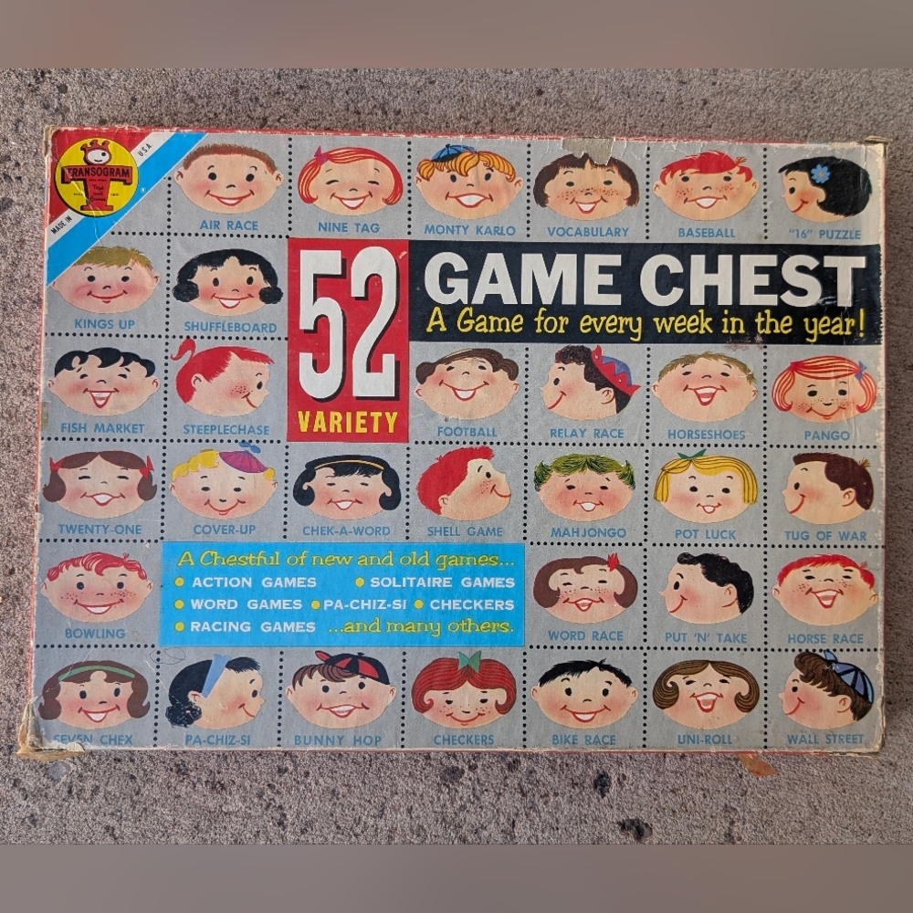 52 Variety Game Chest - Multicolor